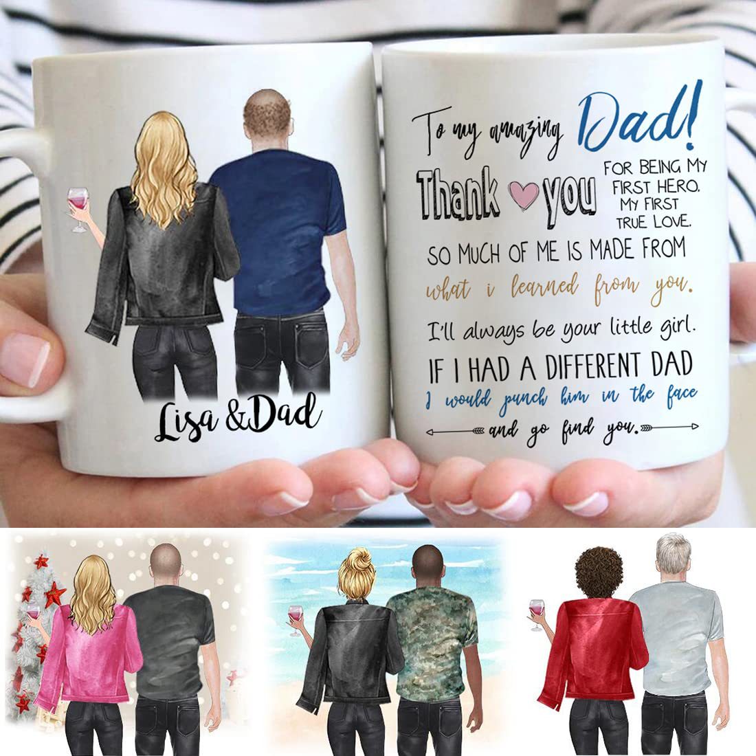 Wholesale Mother's Day Printed Ceramic Cups